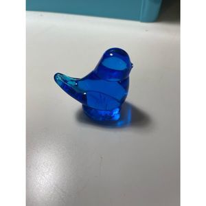1987 Ron Ray Blue Bird Glass Figurine